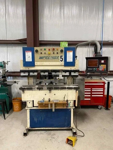 Premier 425-2R 25 Ton x 4' Hydraulic Press Brake w/ HURCO Autobend 7 Backgauge