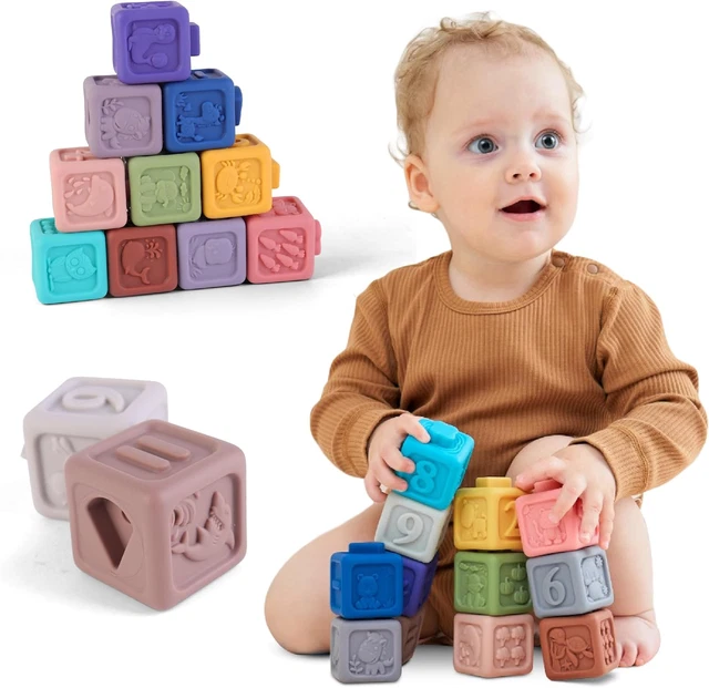 GIOCHI MONTESSORI PER Neonati Dai Mesi Giocattoli in Silicone