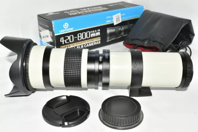 Canon EOS DSLR DIGITAL fit 420 800mm zoom lens 1200D 1300D 2000D 4000D & more ++