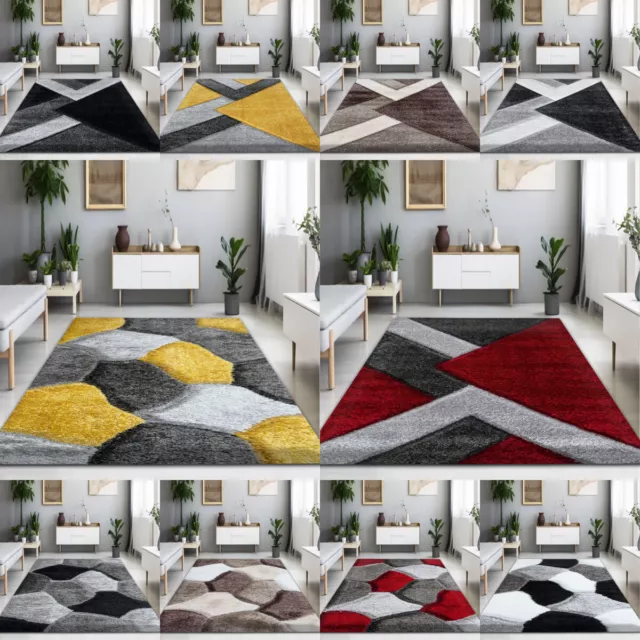 Modern Large Shaggy Rugs Long Hallway Runner Living Room Rugs Bedroom Carpet Mat