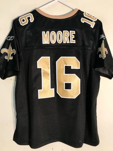 Reebok Women's Premier NFL Jersey New Orleans Saints Lance Moore Black sz S