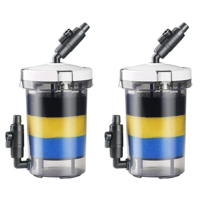 2 PC Fish Aquarium Filter Aquarium Water Pump Filter Equipment Front
