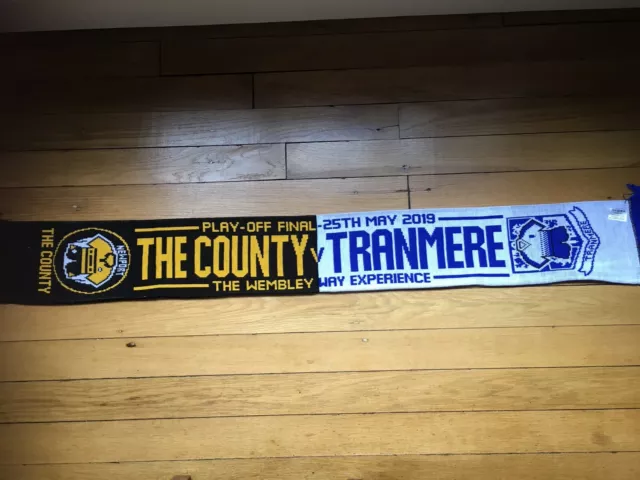 Newport County V Tranmere Rovers Football Scarf - League 2 Play Off Final 2019