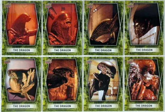 2019 Upper Deck Alien 3 Trading Card Set of 8 THE DRAGON