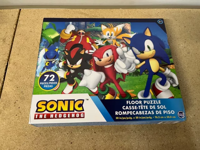 Sonic The Hedgehog™ Floor Jigsaw Puzzle 72 Pieces NEW
