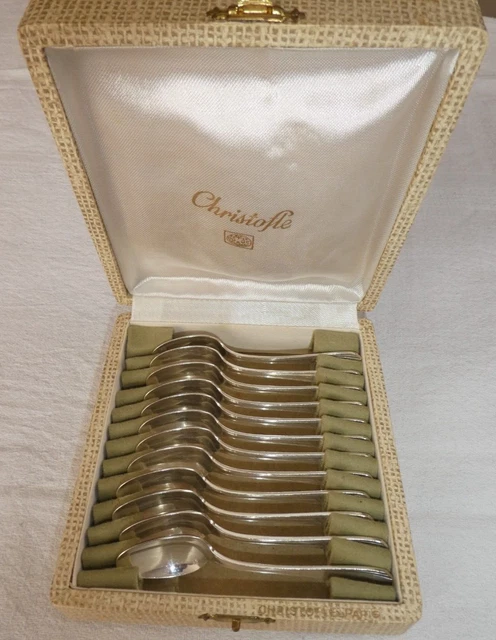 Ménagère Métal Argenté Christofle Modèle Marly
