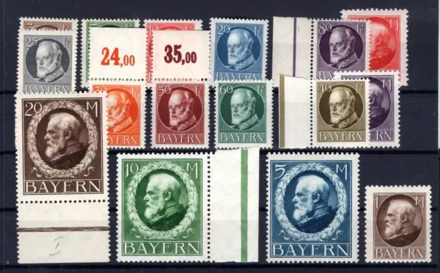 Baviera Friedensdruck 94/109I Lusso MNH Non Timbrato BPP (AA2757