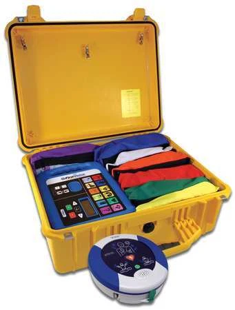 FIRST VOICE STRYKER HEARTSINE M3199 Unitized Emergency Medical Kit, Pelican