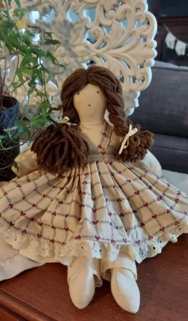 Handmade Folk Art Cloth Doll