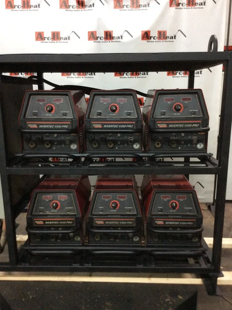 Lincoln v350-Pro 6-Pack Rack Multi-Operator Welder