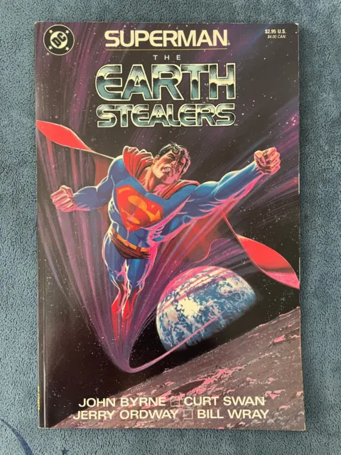 Superman the Earth Stealers 1988 DC Comics John Byrne Curt Swan Bill Wray VF