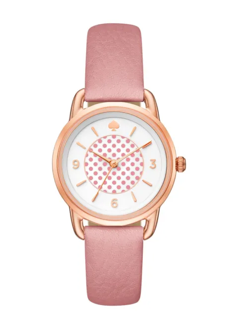NWT Kate Spade New York Women's Boathouse Pink Leather Strap Watch 30mm KSW1164