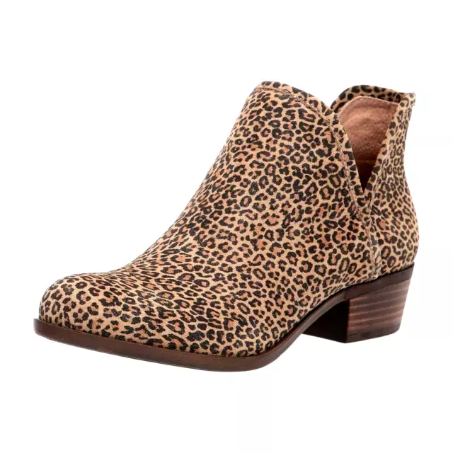 LUCKY BRAND BALEY PERFORATED CHOP OUT BOOT LEOPARD Print RRP £100.00 UK  Size3 £29.95 - PicClick UK