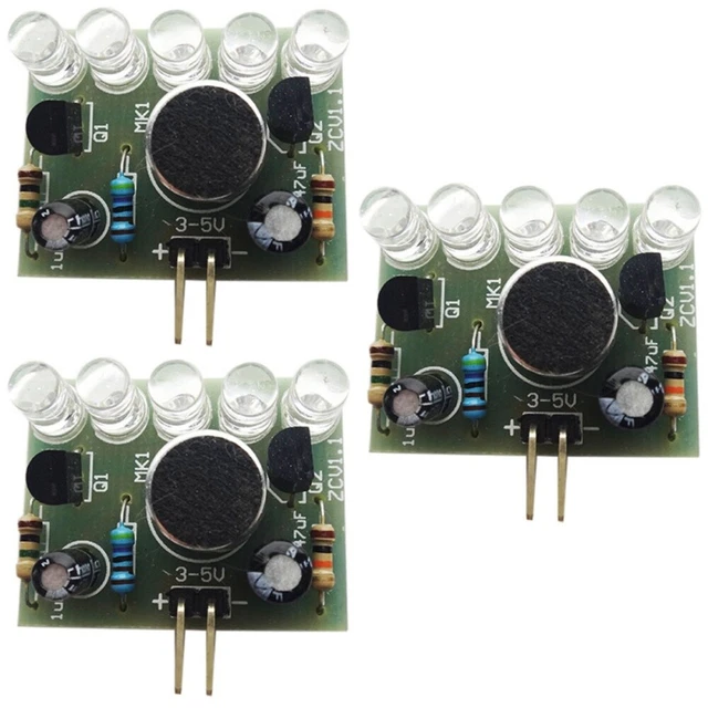 Sound Control Lampe Akustische Kontrolle Flasher DIY Elektronische Zubehör