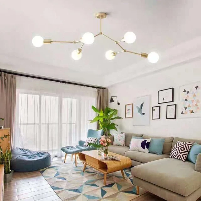 Modern Branching Molecular Ceiling Chandelier Lights Home Pendant Lamp Fixture