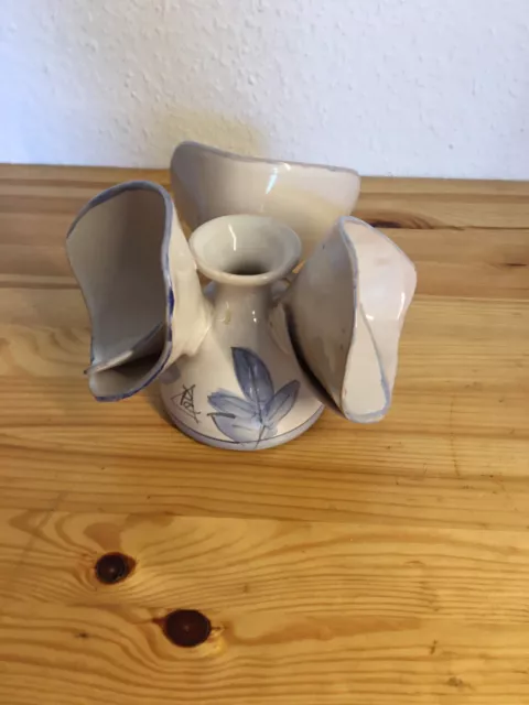 ausgefallene Keramikvase Dekovase - 12 x 18,5 cm