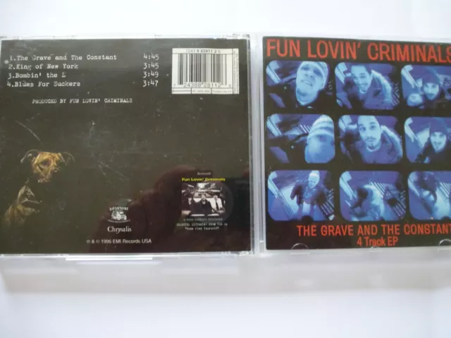 Fun Lovin' Criminals...The Grave and the Constant...4 Track CD...collectable