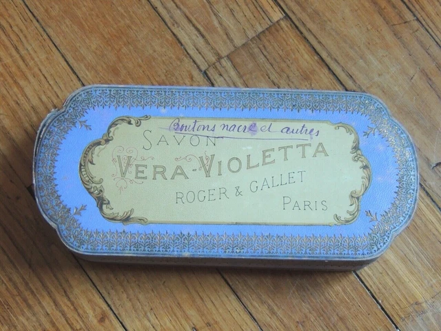 BOÎTE ANCIENNE SAVON Oeillet Mignardise Roger & Gallet Paris Collection Parfum EUR 29,00 - FR