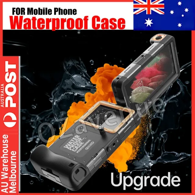 Underwater Waterproof Phone Pouch Dry Bag Float Case Cover For iPhone Samsung AU