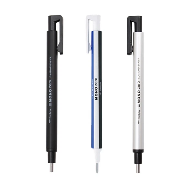 ROUND TIP ERASER Refill Pack Ultrafine Pencil Rubber Perfect Revise