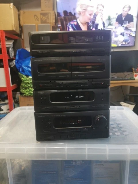Kenwood - Amplificateur Intégré à Semi-conducteurs A-76, Lecteur CD Dp 76 Tuner T 76l Ensemble Hi Fi