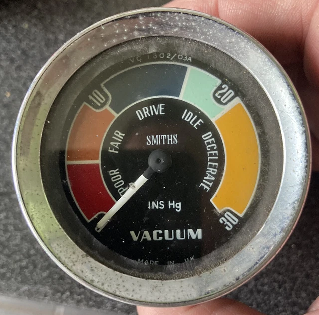 SMITHS VACUUM GAUGE Classic Mini/Classic Car £25.00 PicClick UK