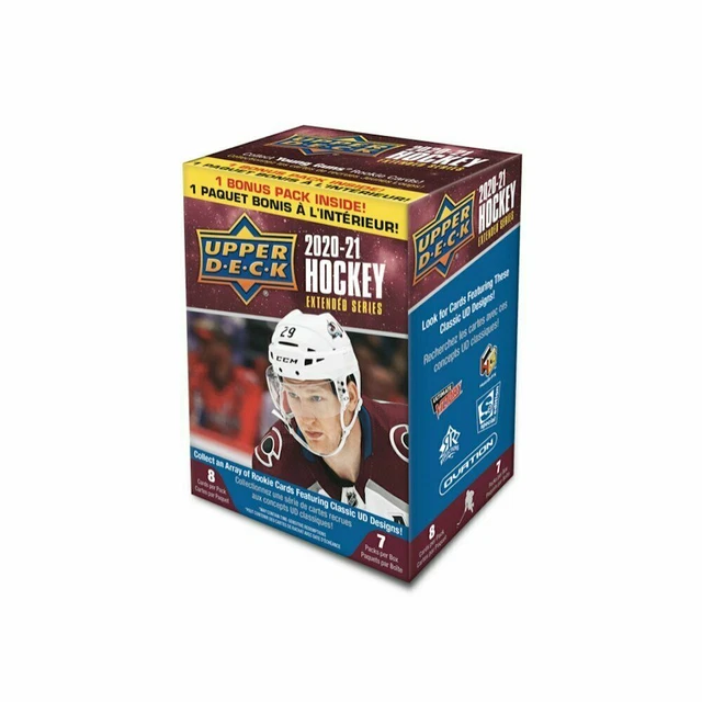 2020-21 Upper Deck Hockey Extended Series Factory Sealed Blaster Box 7 Pack