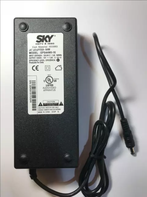 12V 6A AC-DC Adaptor Power Supply for Grundig GU22DVD SAWA-02-598 LCD TV