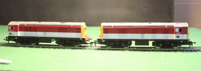 PAIR of Hornby R2763 Class 20 - Technical Services - DCC Sound Fitted