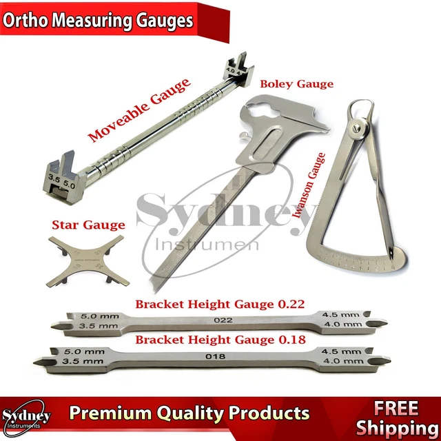 ORTHODONTIC INSTRUMENTS BRACKET Positioning Height Gauge Measuring ...