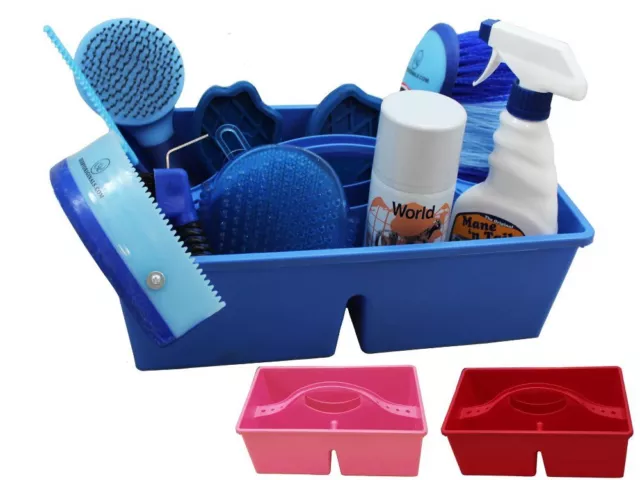 Large Plastic Grooming Tote Caddy for Horse Stables