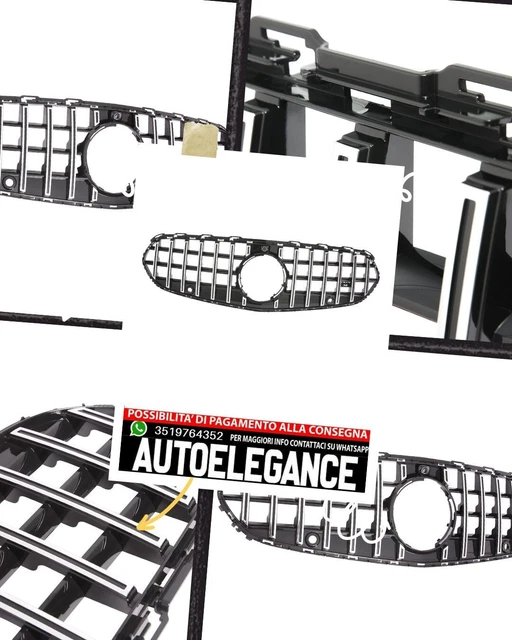Caches D'échappement Pour Mercedes Classe C W206/S206 2022-2024 - Noir, En ABS, Sans Perçage - Améliore L'apparence Et Protège