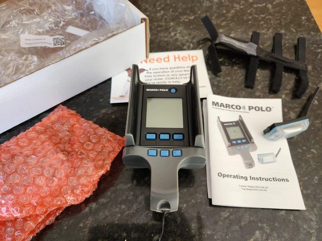 Marco Polo Pet Monitoring & Tracking Recovery System Dog Cat PLUS Extra Tag OPEN