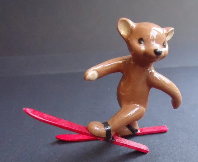 スキーベアー Hagen Renaker スキーベアー Hagen Renaker Hagen Renaker miniature made in
