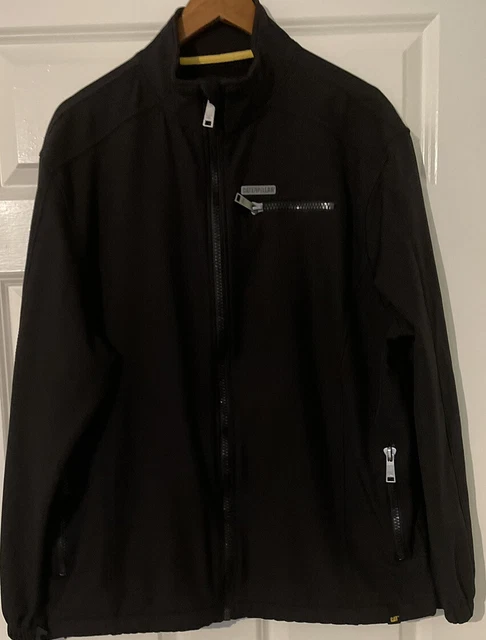 CAT Workwear Fleece Lined Jacket Black Mens XL