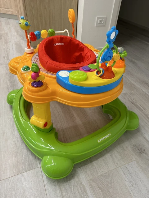 Lauflernwagen Von Foppapedretti – Für Babys Ab 6 Monaten Bis 12 Kg, Mit Spielcenter & Musik, Klappbar