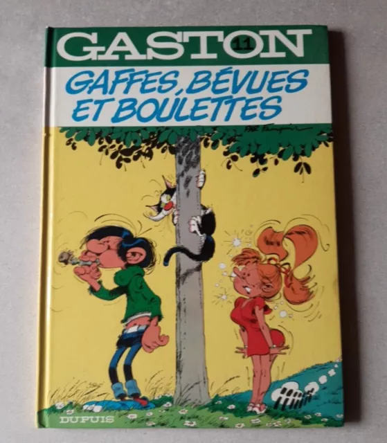 GASTON LAGAFFE - Tome 11 Gaffes, Bévues et Boulettes - Edition 1977 - DUPUIS