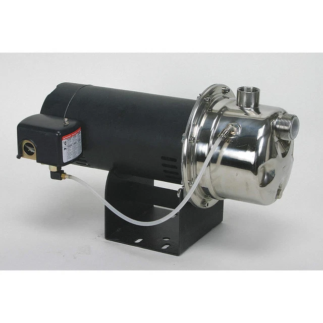 DAYTON 4HEY9 1/2 HP Shallow Well Jet Pump w/ Ejector