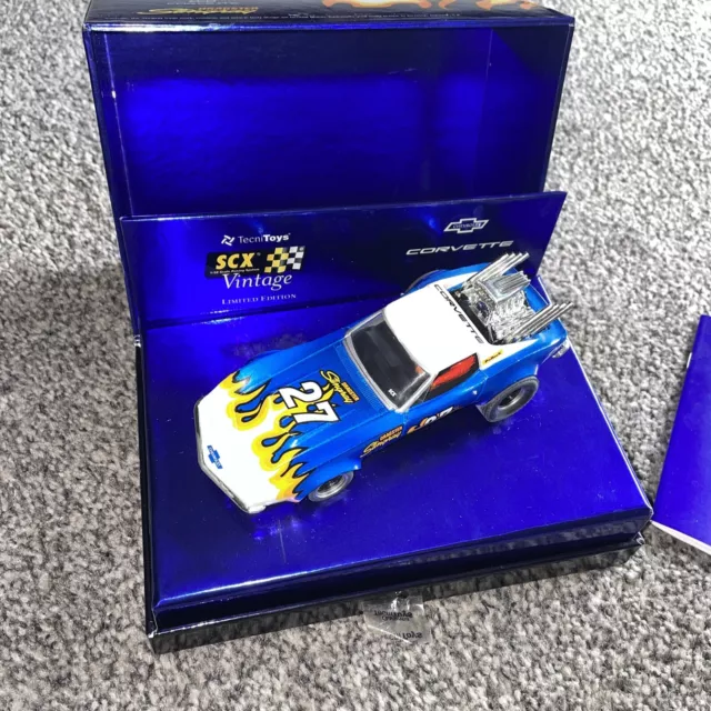 Scalextric Scx Corvette 'Vintage' Dragster Stingray 61180 Limited Edition Boxed