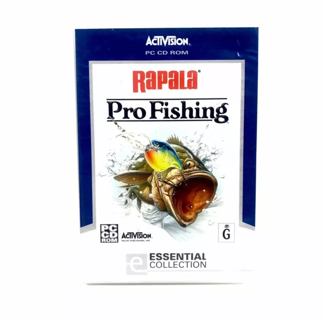 RAPALA PRO FISHING PC CD Rom Game ActiVision Kids Adult Free