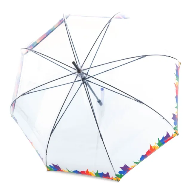 Knirps paraguas C.760 Stick Transparent Pride