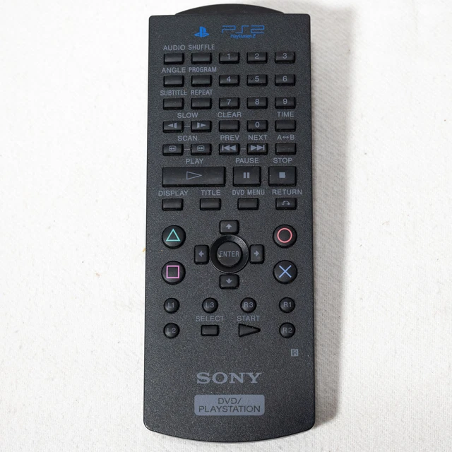 Sony Playstation 2 PS2 DVD Remote Control - Genuine OEM - Tested & Working!