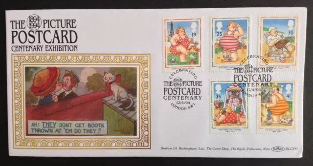 GB Benham 1994 Pictorial Postcards Set on First Day Cover - London SW1 SHS