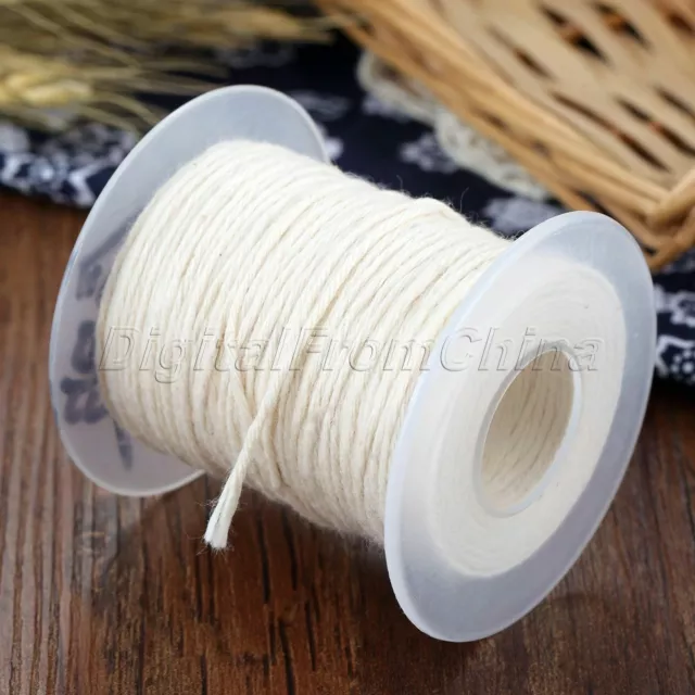 1Roll 61*1mm Unwaxed Cotton Wick DIY Crafts Candle Making Supplies Wicks Core