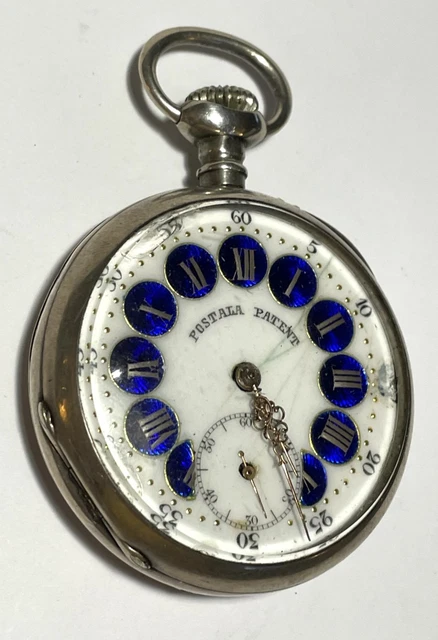 Ancienne Montre Gousset Régulateur - Besançon, Mouvement Mécanique - Pièce Vintage En Bon état