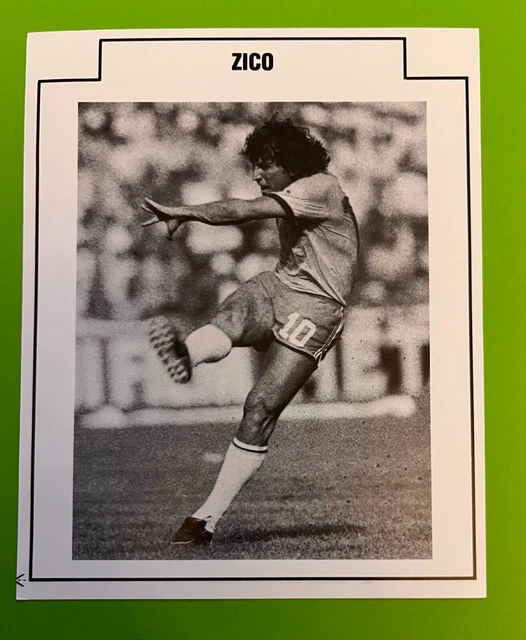 Zico, Josimar, Socrates, 4 Rare 1988 Football Rookie Cards Mondial (Jt29