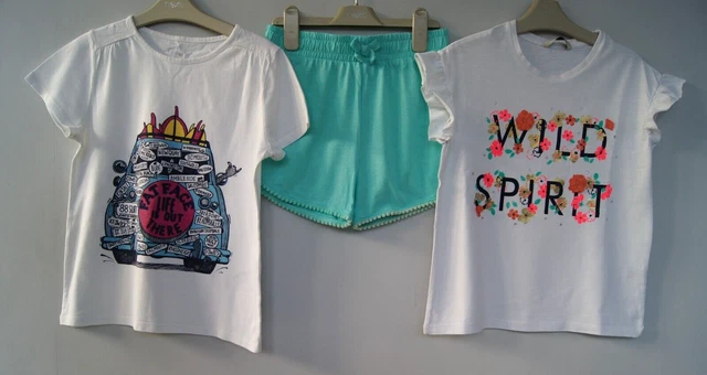 Girls Tops, Shorts, Dress, Playsuit Bundle Age 10-11 Years Summer Zara/Fat Face 2