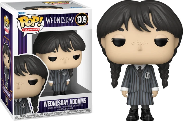 Funko Pop! Television # 1309  WEDNESDAY ADDAMS Netflix Jenna Ortega