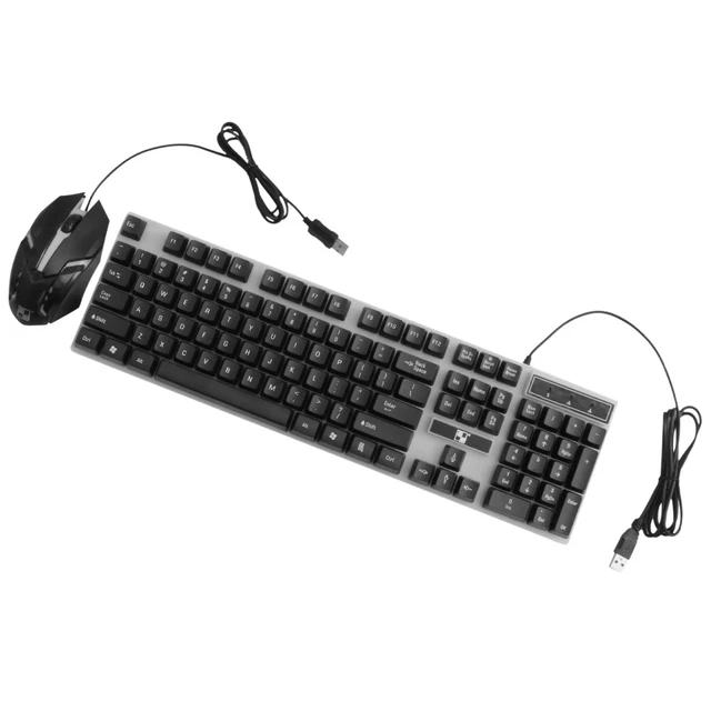 OFFICE KEYBOARD MECHANICAL Backlight Keyboard Kit Usb Computer Keyboard ...