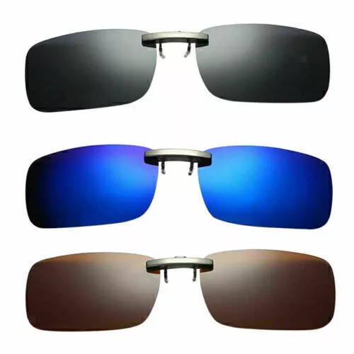 1/3Stk UV400 Sonnenbrillen Vorhänger Brille Aufsatz Clip On Polarisiert Brille